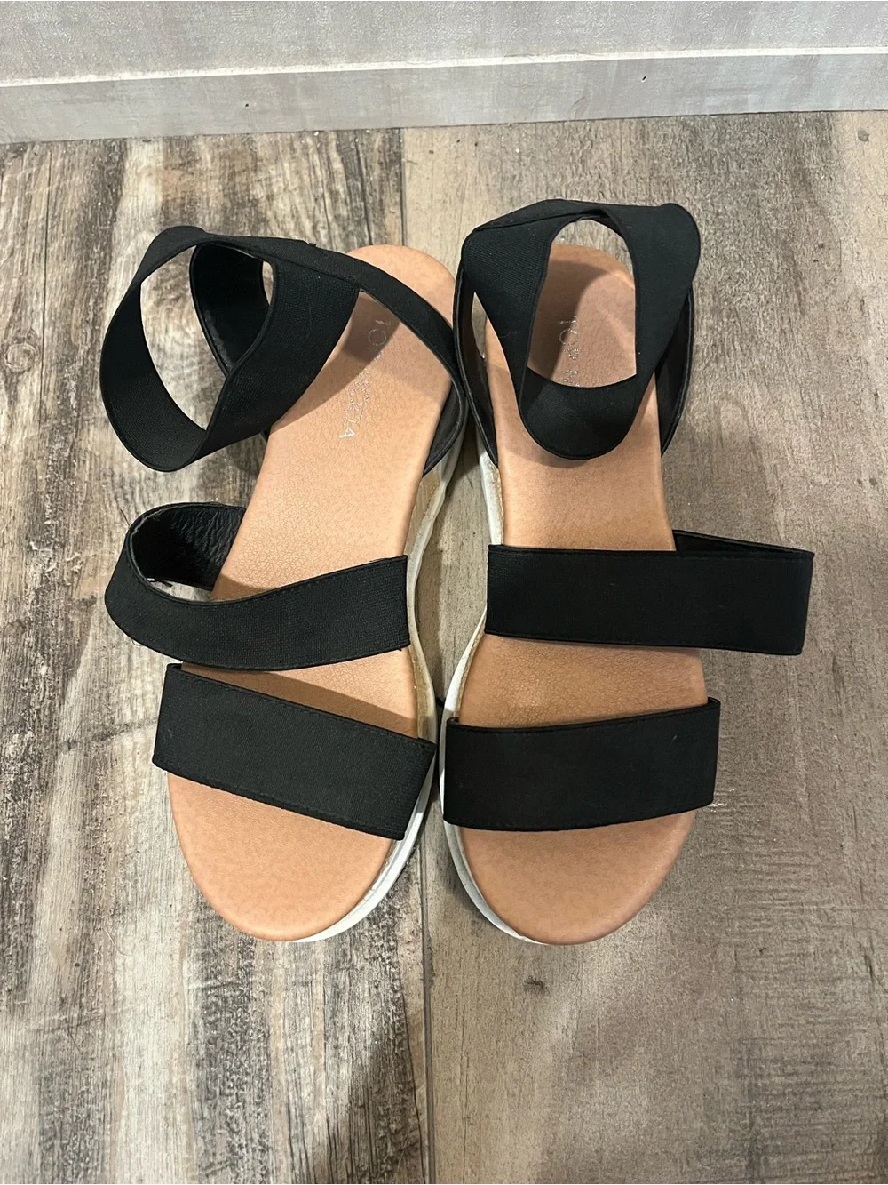 Strappy Wedge Sandals